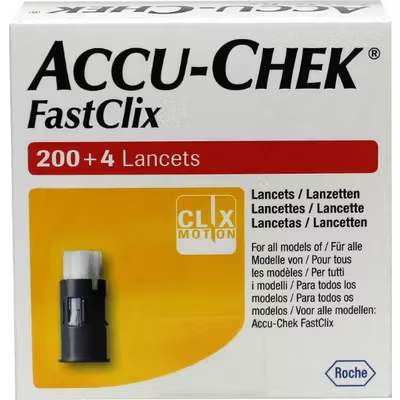 Roche Accu-chek Fastclix Lancetten (204 stuks)