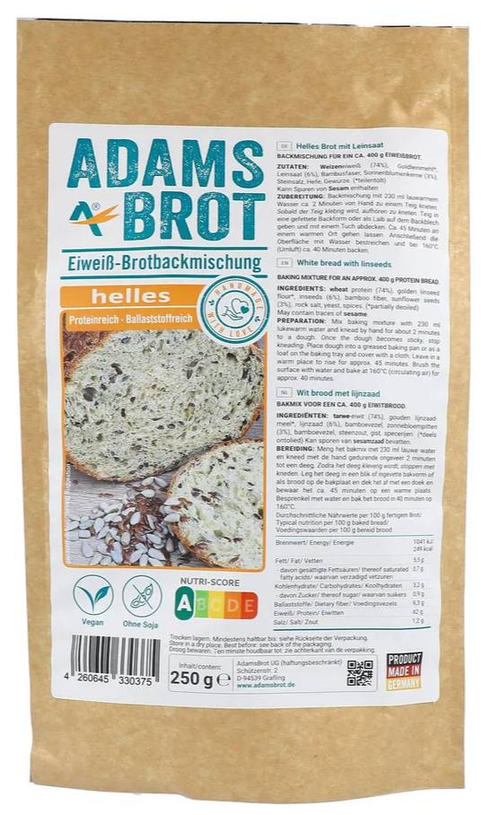 Adams Brot Broodmix Helles (250 gr)