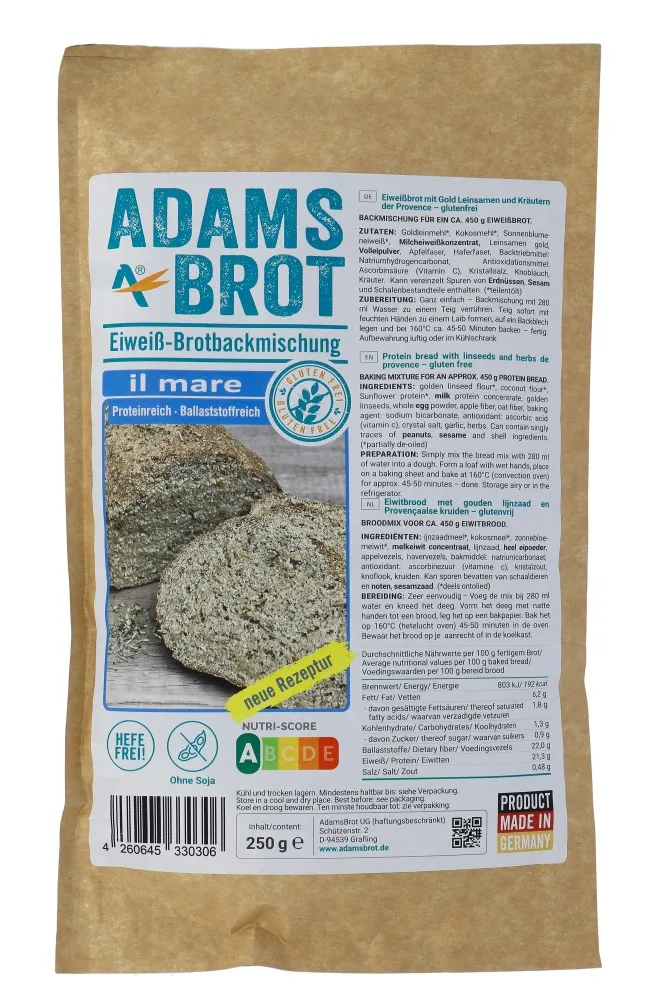 Adams Brot Broodmix Il Mare (250 gr)