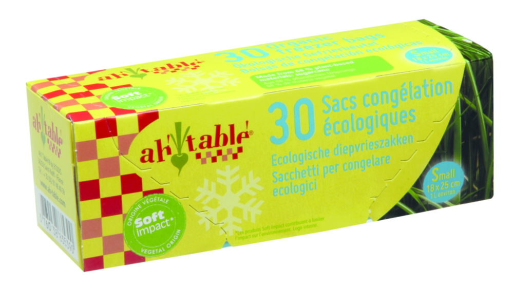Ah Table Ecologische Diepvrieszakken Maat S (30 stuks)