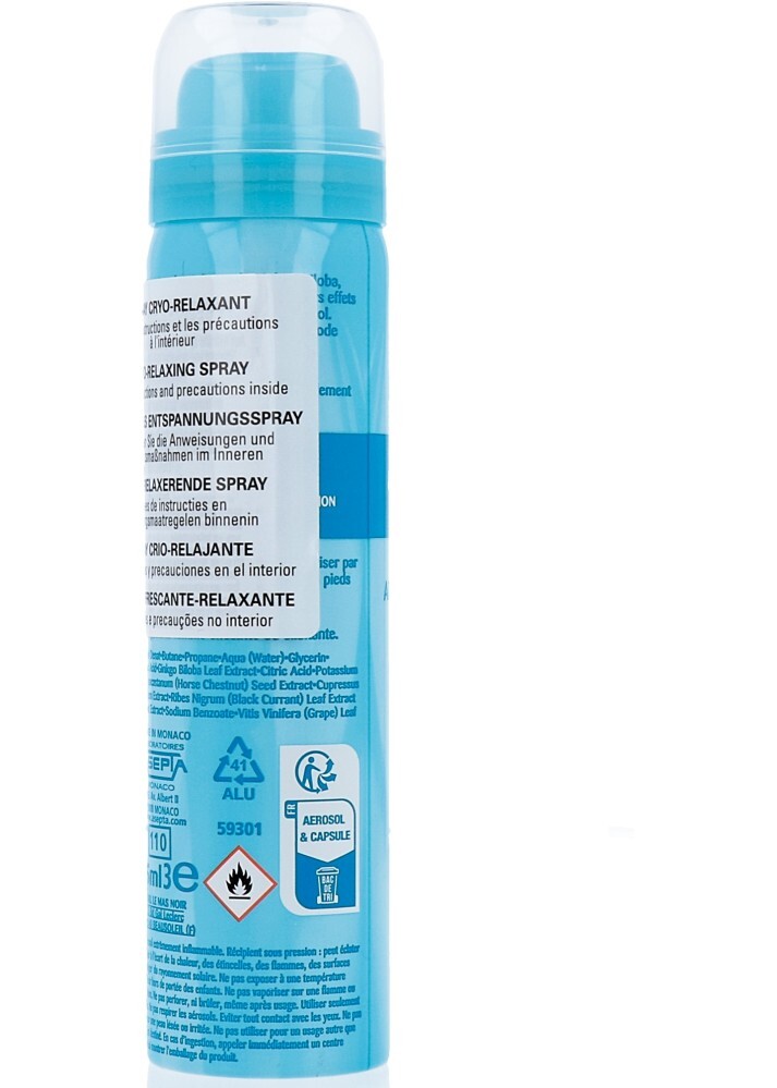 Akileine Cryo Relaxing Spray - voor Vermoeide Benen (75 ml) - image 2
