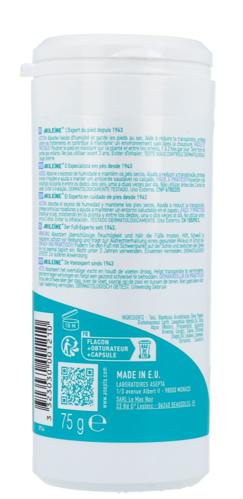 Akileine Absorberend Poeder (75 gr)