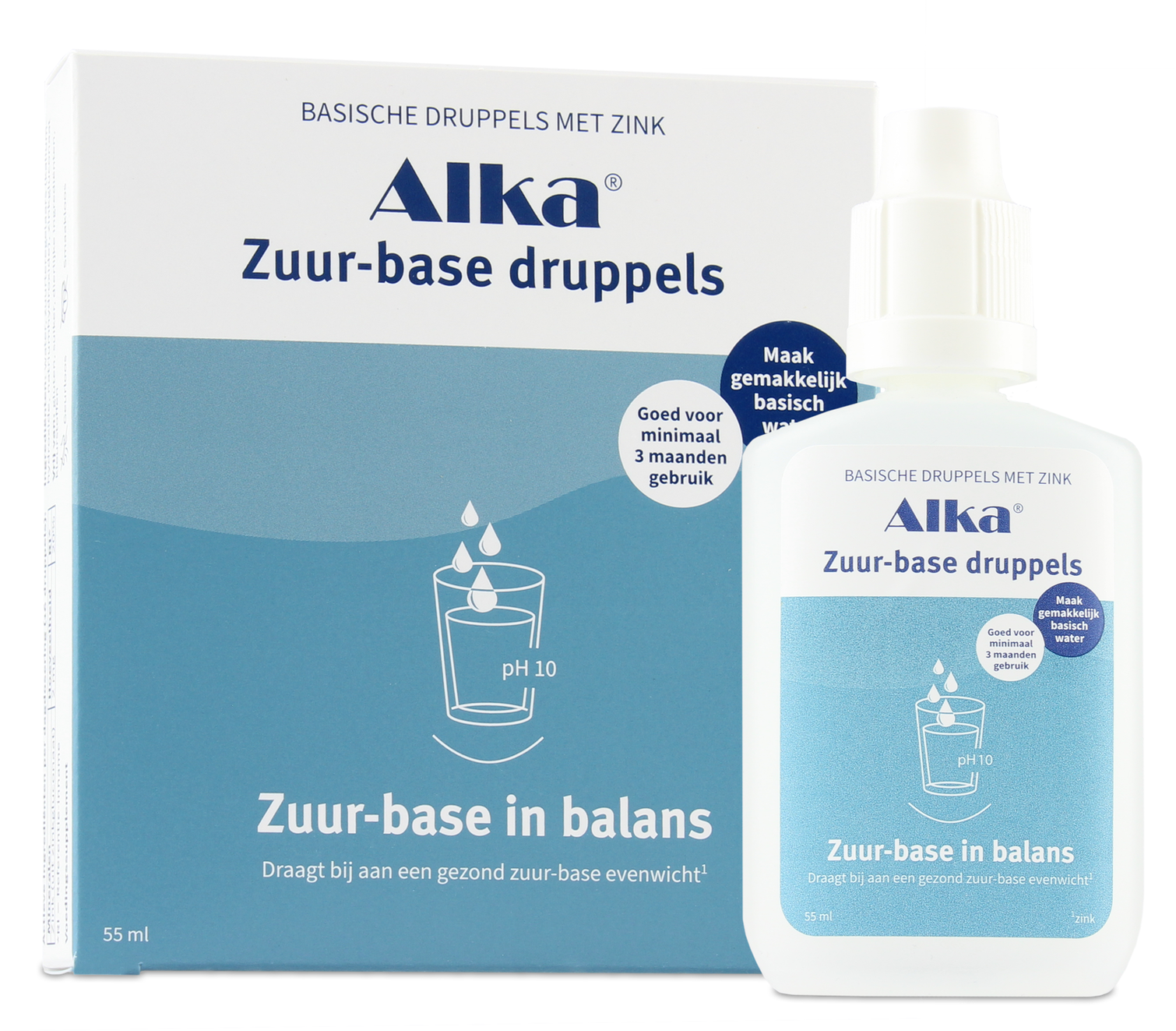 Alka Zuur-base Druppels (55 ml)