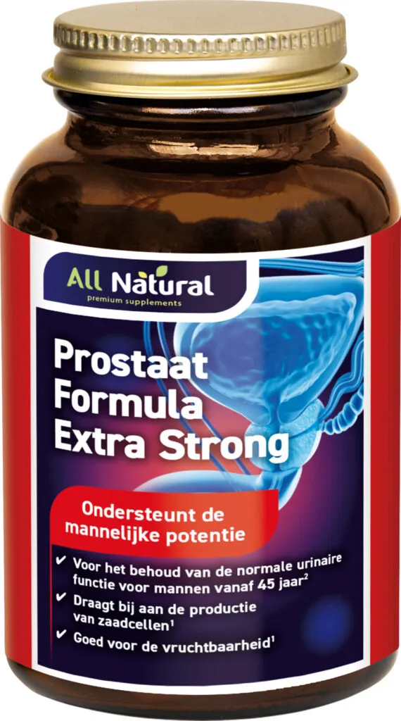All Natural Prostaat Formule Extra Strong Capsules (60 vegetarische capsules)