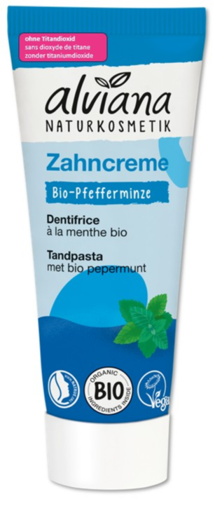 Alviana Biologische Pepermunt Tandpasta (75 ml)