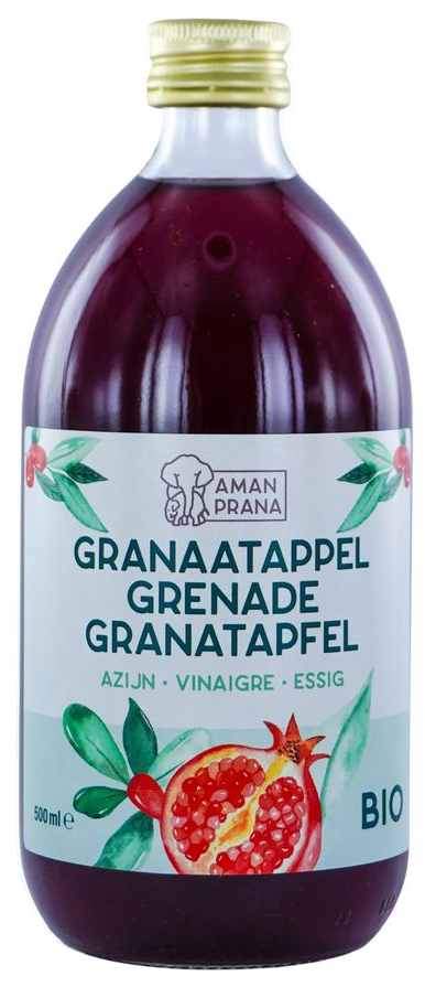 Aman Prana Granaatappel Azijn (500 ml)