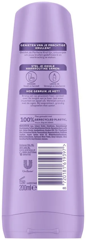 Andrelon Conditioner Perfecte Krul Verzorgend (200 ml)