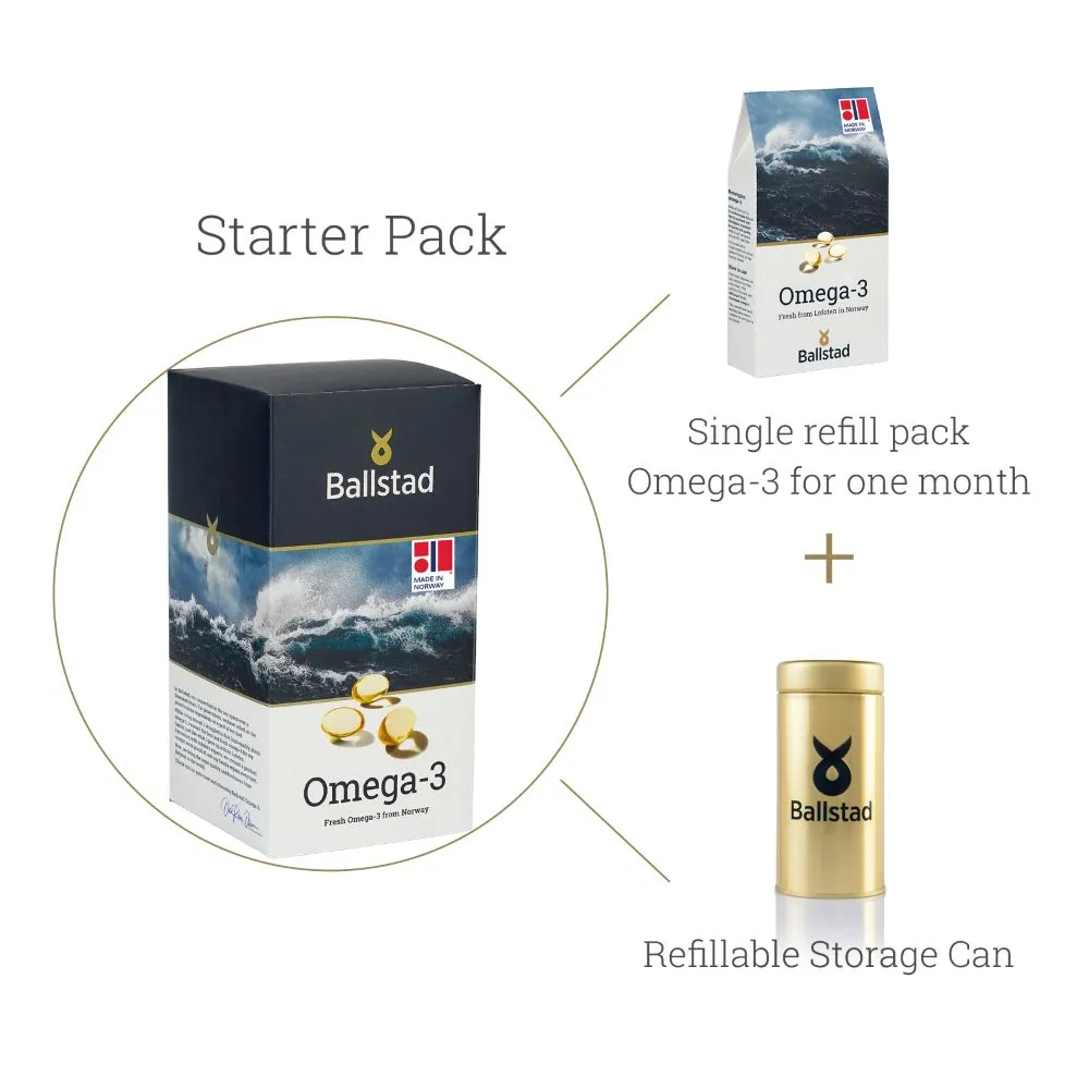 Ballstad Omega 3 Starter Pack (1 stuk)