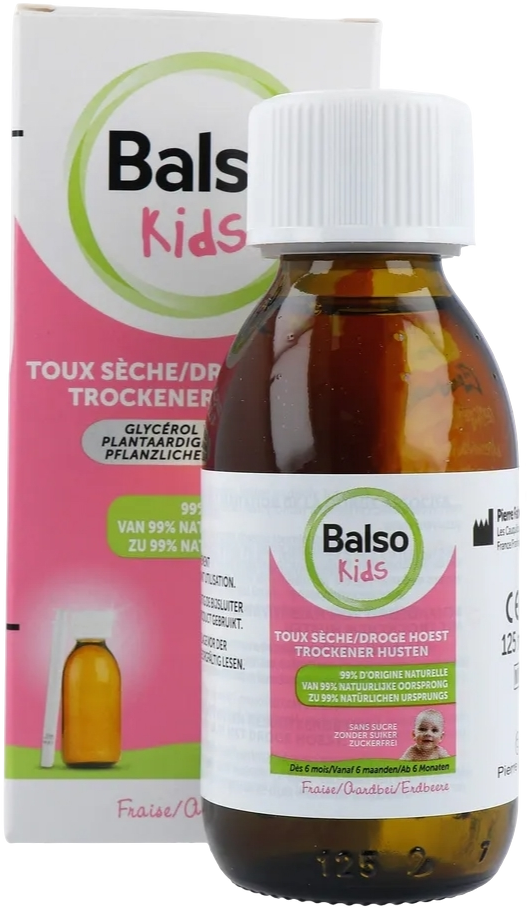 Balso Kids Droge Hoest Siroop (125 ml)