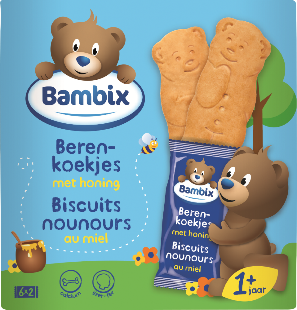 Bambix Berenkoekjes met Honing (150 gr)