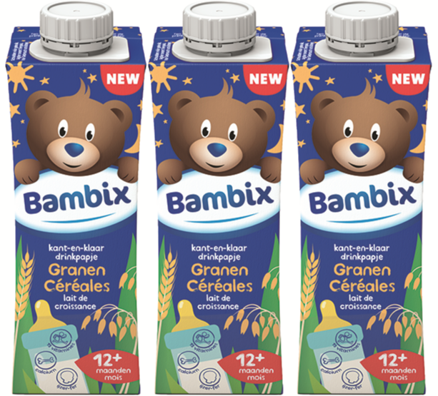 Bambix Drinkpap Kant-en-klaar Granen 12+ (750 ml)