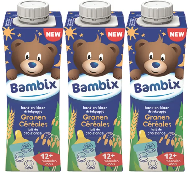 Bambix Drinkpap Kant-en-klaar Granen 12+ (750 ml)
