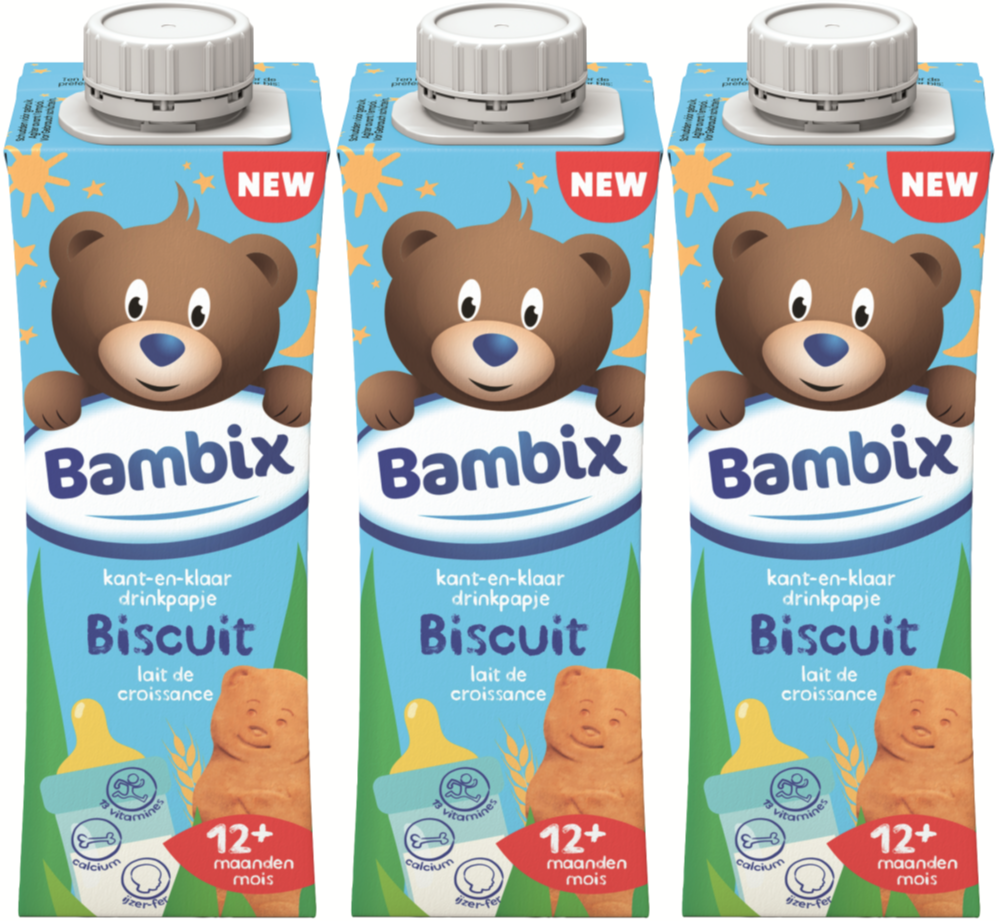 Bambix Drinkpap Kant-en-klaar Biscuit 12+ (750 ml)