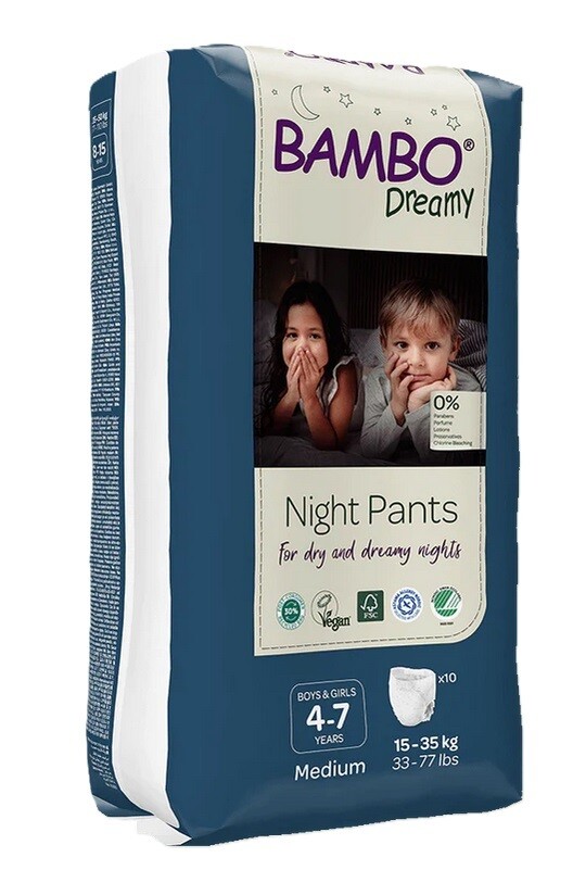 Bambo Nature Bambo Dreamy Night Pants 4-7 Jaar (10 stuks)