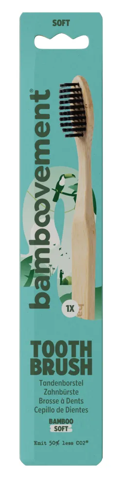 Bamboovement Bamboe Tandenborstel Zacht (1 stuk)