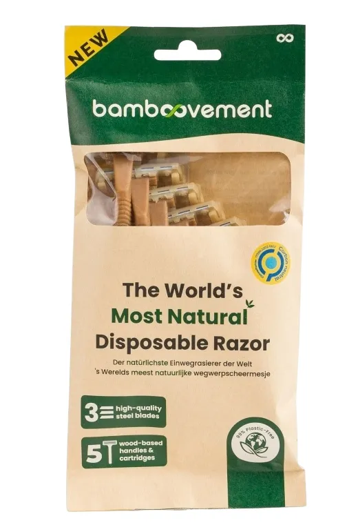 Bamboovement Wegwerpmesjes (5 stuks)