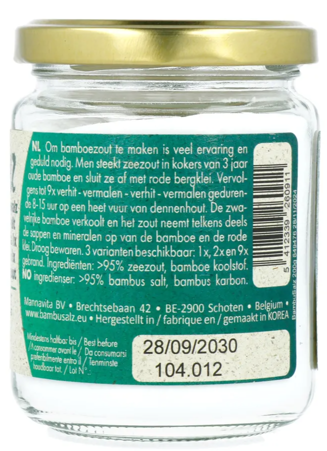 Bambu Salz 1x Gebrand Bamboezout (200 gr)