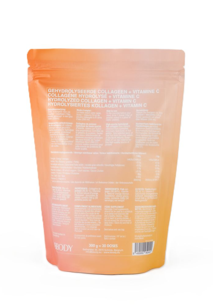 Bbody Tripeptide Collageen + Vitamine C Poeder (300 gr)