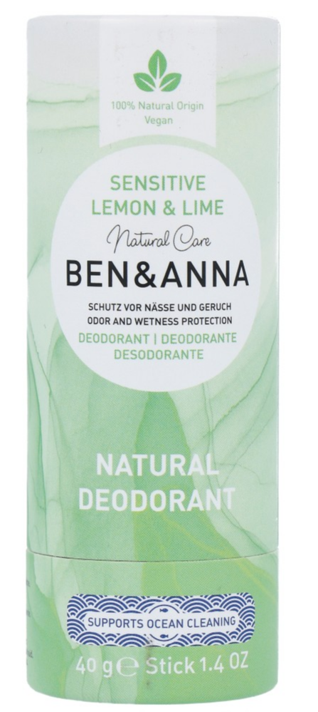 Ben & Anna Lemon & Lime Sensitive Deo Stick (40 gr)