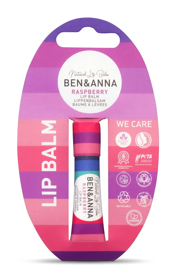 Ben & Anna Lip Balm Raspberry (6 gr)