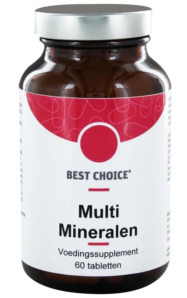 Best Choice Multi Mineralen Tabletten (60 tabletten)