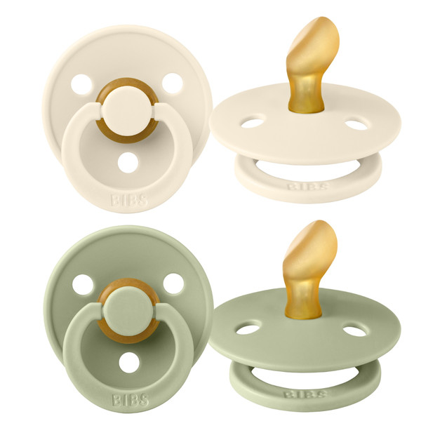 Bibs Fopspeen 0-6 Maanden Anatomic Ivory/sage (2 stuks) - image 3