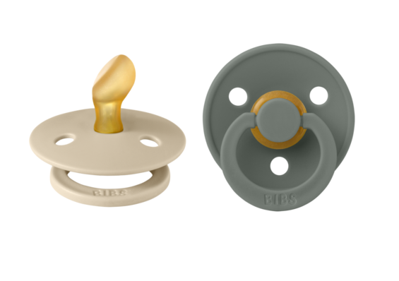 Bibs Fopspeen 0-6 Maanden Anatomic Vanilla/pine (2 stuks)