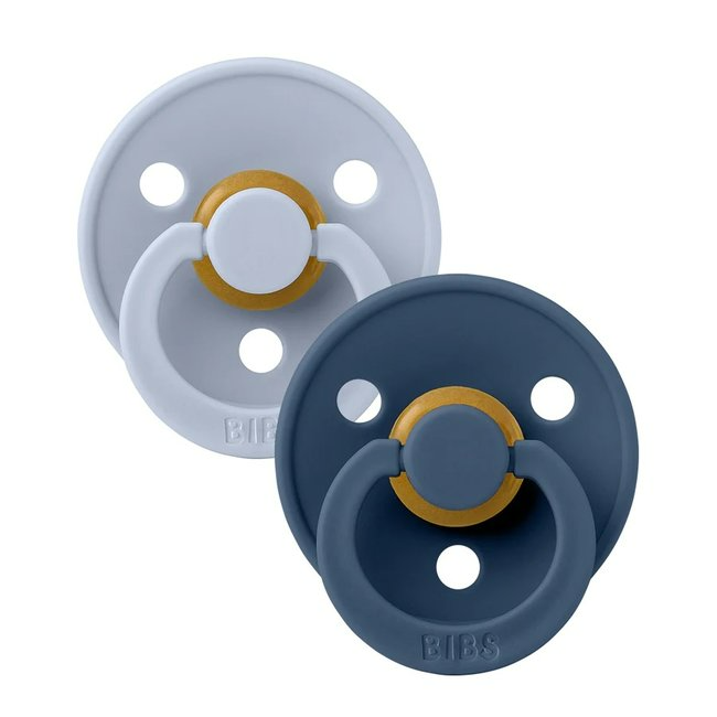 Bibs Fopspeen 0-6 Maanden Dusty Blue/steel Blue (2 stuks) - image 2