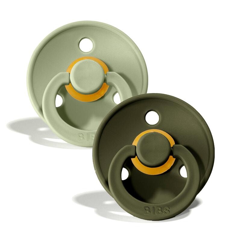 Bibs Fopspeen 0-6 Maanden Sage/hunter Green (2 stuks)