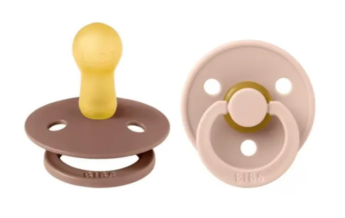 Bibs Fopspeen 0-6 Maanden Woodchuck/blush (2 stuks)