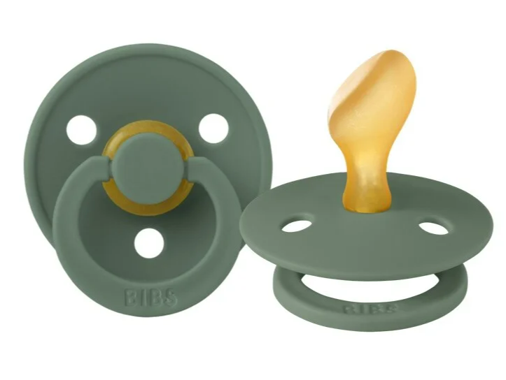 Bibs Fopspeen 6-18 Maanden Anatomic Vanilla/pine (2 stuks) - image 2