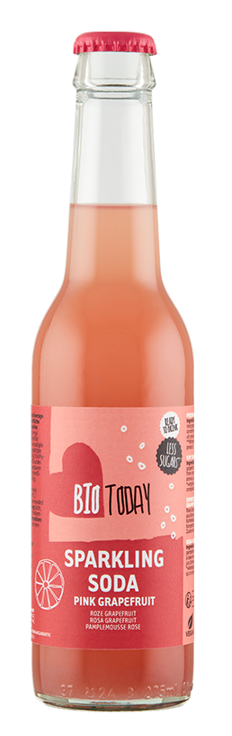 Biotoday Sparkling Soda Pink Grapefruit (275 ml)
