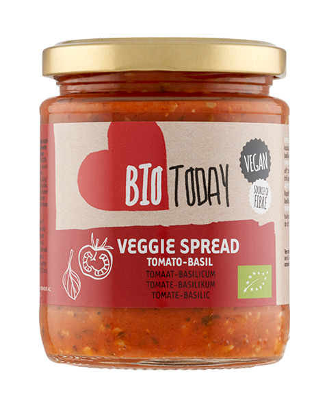 Biotoday Veggie Spread Tomato-basil (235 gr)
