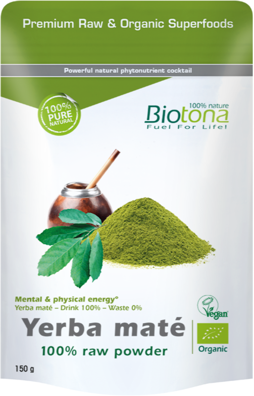 Biotona Yerba Mate Powder Raw (150 gr)