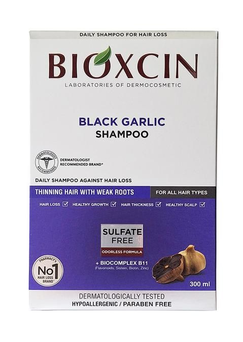 Bioxsine Black Garlic Shampoo (300 ml)