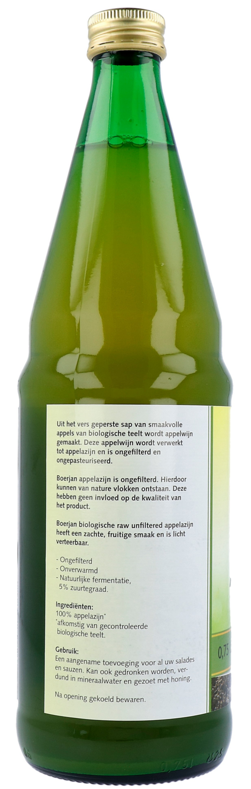 Boerjan Appelazijn Bio (750 ml) - image 2