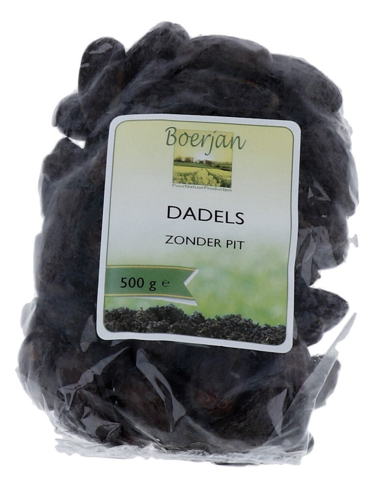 Boerjan Dadels zonder Pit (500 gr)