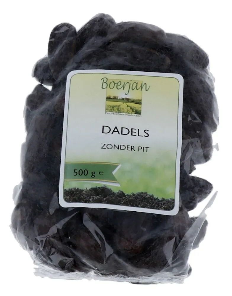 Boerjan Dadels zonder Pit (500 gr)
