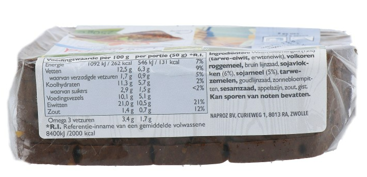 Boerjan Low Carb Eiwitbrood (250 gr)