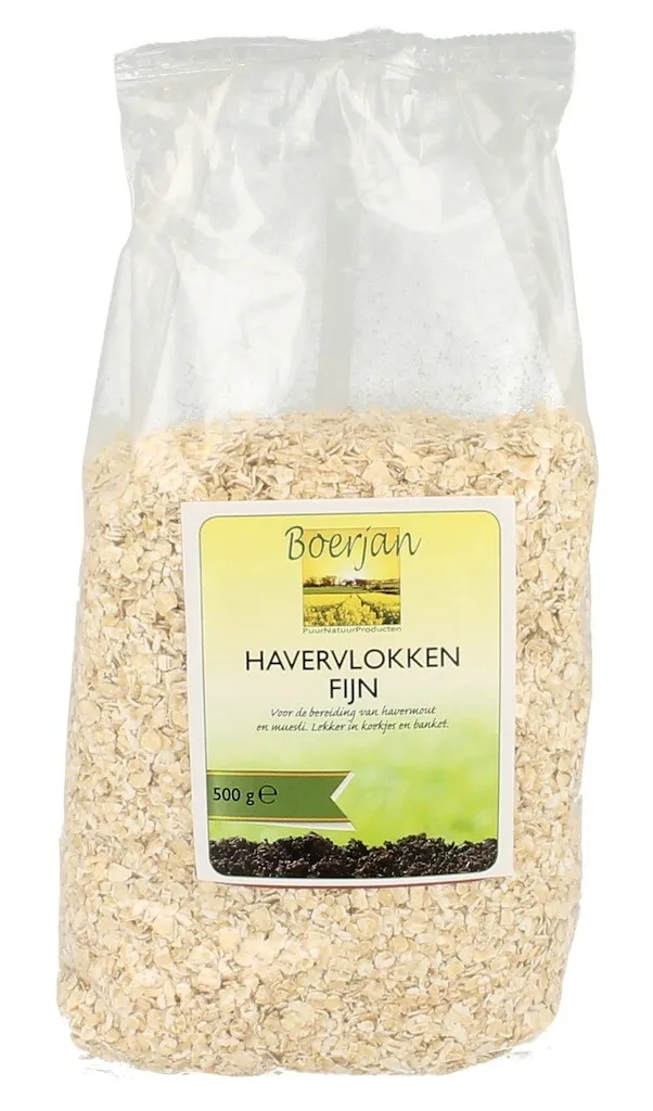 Boerjan Havervlokken Fijn (500 gr)