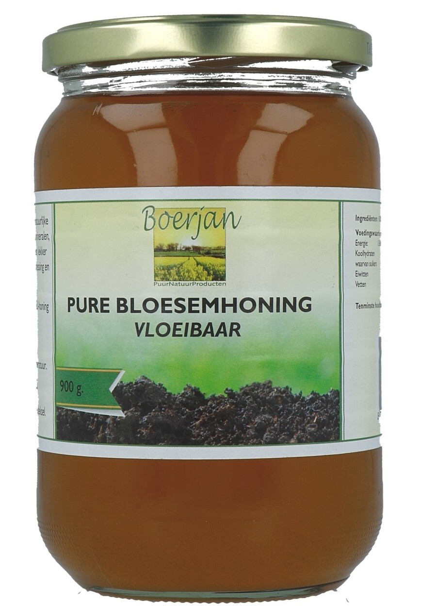 Boerjan Pure Bloesemhoning Vloeibaar (900 gr)