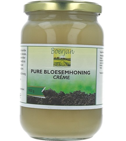 Boerjan Pure Bloesemhoning Crème (900 gr)