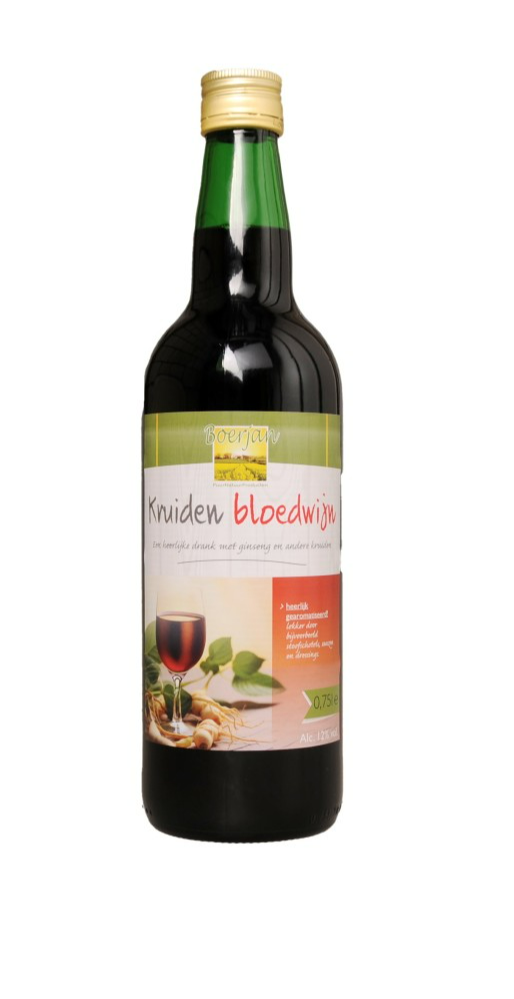 Boerjan Kruidenbloedwijn (750 ml)