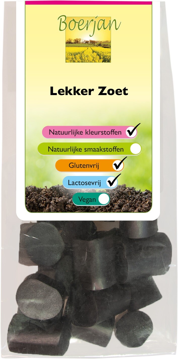 Boerjan Drop Lekker Zoet (150 gr)