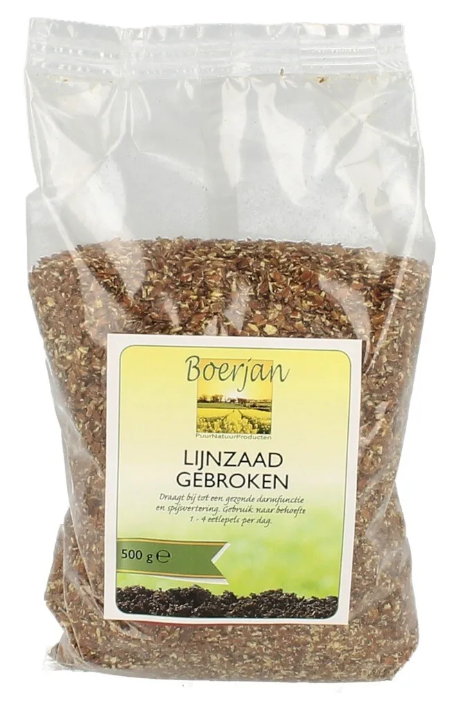 Boerjan Lijnzaad Gebroken (500 gr)