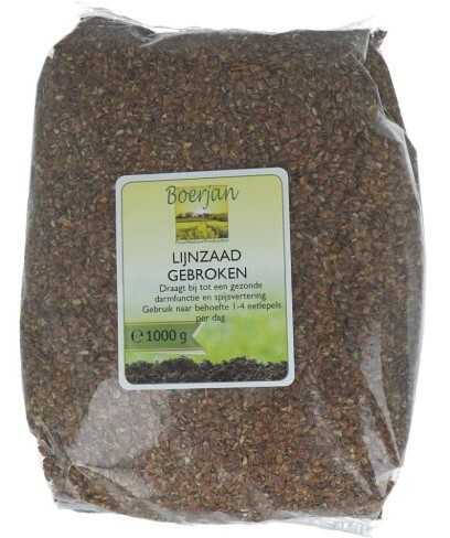Boerjan Lijnzaad Gebroken (1000 gr)