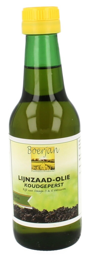 Boerjan Lijnzaad Olie (250 ml)