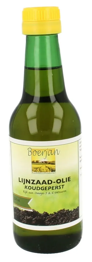 Boerjan Lijnzaad Olie (250 ml)