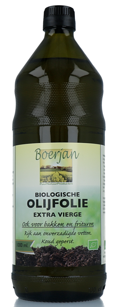 Boerjan Biologische Olijfolie Extra Vierge (1000 ml)