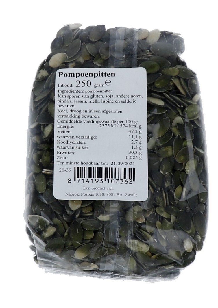 Boerjan Pompoenpitten (250 gr)